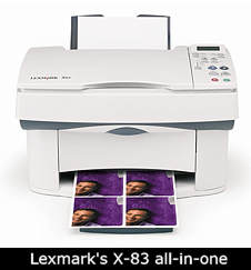 lexmark x83 printer