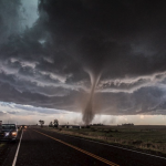 A slow moving tornado forms in Colorado By Tim Moxon, Overall Winner of Weather Photographer of the Year 2016