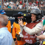 Motorsport media personnel with priviliged access to the pit lane must wear approved crash helmets and fire-proof overalls.
