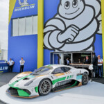 Only for the track, Brabham's new BT 62 supercard was another attraction at Le Mans.